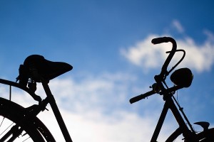 Radfahren am Rhein