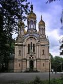 Backsteinbau Kirche Marktkirche in Wiesbaden